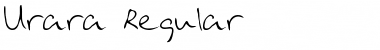 Urara Regular Font Title Preview