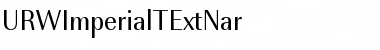 URWImperialTExtNar Regular Font Title Preview