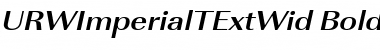 URWImperialTExtWid Bold Oblique Font Title Preview