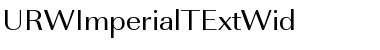 URWImperialTExtWid Regular Font Title Preview
