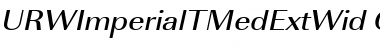 URWImperialTMedExtWid Oblique Font Title Preview