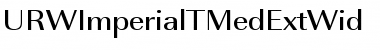 URWImperialTMedExtWid Regular Font Title Preview