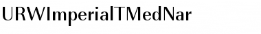 URWImperialTMedNar Regular Font Title Preview