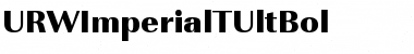 URWImperialTUltBol Regular Font Title Preview