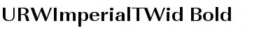 URWImperialTWid Bold Font Title Preview
