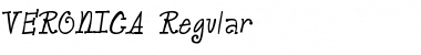 VERONICA Regular Font Title Preview