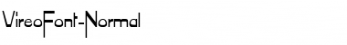 VireoFont-Normal Regular Font Title Preview