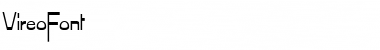 VireoFont Regular Font Title Preview