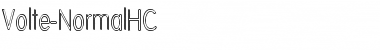 Volte-NormalHC Regular Font Title Preview