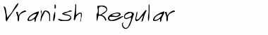 Vranish Regular Font Title Preview