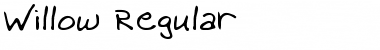 Willow Regular Font Title Preview