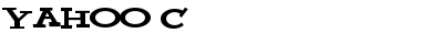 Yahoo! Regular Font Title Preview