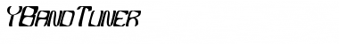 YBandTuner Regular Font Title Preview