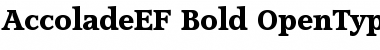 AccoladeEF Bold Font Title Preview