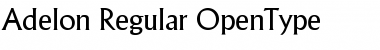 Adelon-Regular Regular Font Title Preview