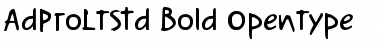 AdPro LT Std Bold Font Title Preview
