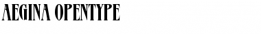 Aegina Regular Font Title Preview