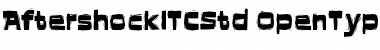 Aftershock ITC Std Regular Font Title Preview