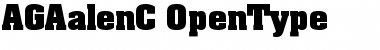 AGAalenC Regular Font Title Preview