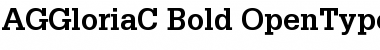 AGGloriaC Bold Font Title Preview