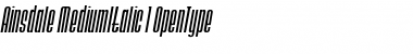 Ainsdale Italic Font Title Preview