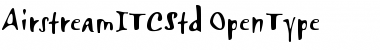 Airstream ITC Std Regular Font Title Preview