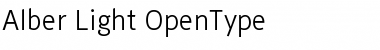 Alber Light Font Title Preview