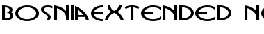 BosniaExtended Normal Font Title Preview