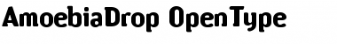 Amoebia Drop Font Title Preview
