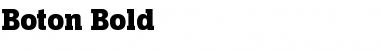 Boton Regular Font Title Preview