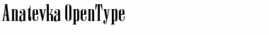 Anatevka Regular Font Title Preview