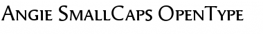 Angie SmallCaps Font Title Preview