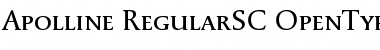Apolline RegularSC Font Title Preview