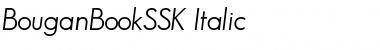 BouganBookSSK Italic Font Title Preview