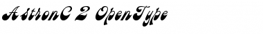 AstronC Regular Font Title Preview
