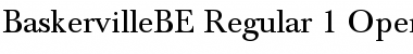 Berthold Baskerville Regular Font Title Preview