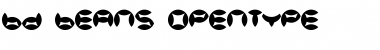 BD Beans Regular Font Title Preview