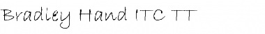 Bradley Hand ITC TT Regular Font Title Preview