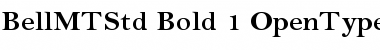 Bell MT Std Bold Font Title Preview