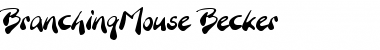 BranchingMouse Becker Normal Font Title Preview
