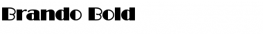 Brando Bold Font Title Preview