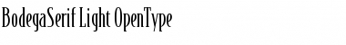 BodegaSerif Light Font Title Preview