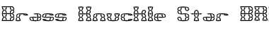Brass Knuckle Star BRK Normal Font Title Preview