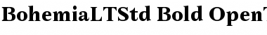 Bohemia LT Std Bold Font Title Preview