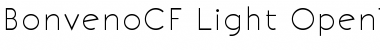BonvenoCF Light Font Title Preview