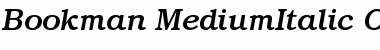 ITC Bookman Medium Italic Font Title Preview