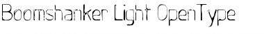 Boomshanker Light Font Title Preview