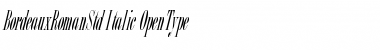 Bordeaux Roman Std Italic Font Title Preview