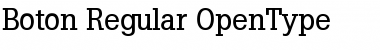 Boton Regular Font Title Preview