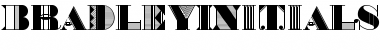Bradley Initials Font Title Preview